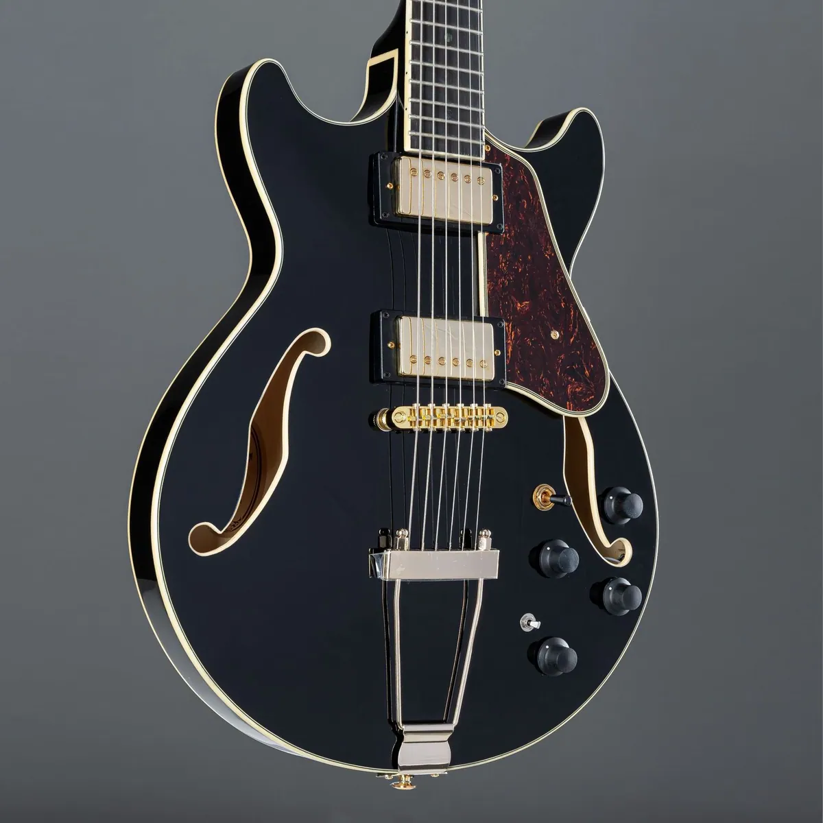 Ibanez Artcore Expressionist AMH90-BK, Hollow-Body E-Gitarre mit Humbuckern und Tri-Tone-Switch 5