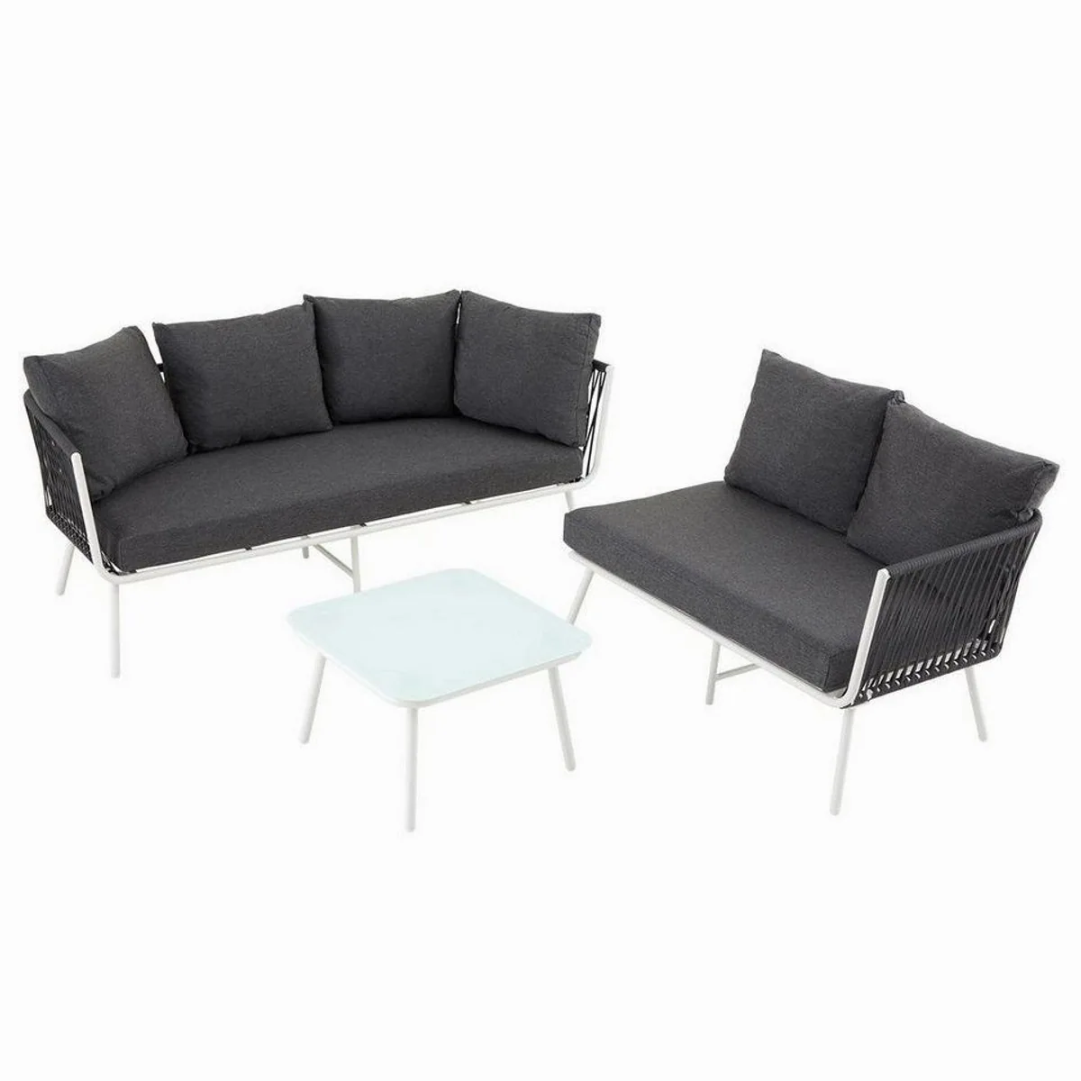 IDIMEX Gartenlounge-Set Jakarta, stilvolles Design, flexible Aufstellung, wasserabweisende Polster 3