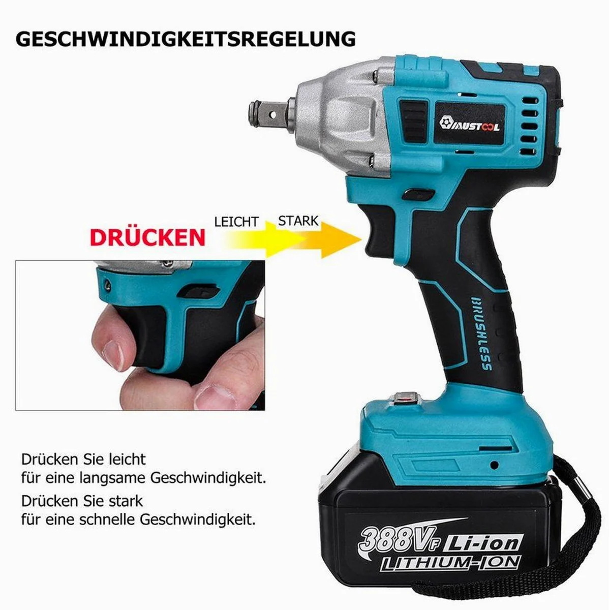 Insma Schlagbohrmaschine 4 IN 1, vielseitiger Elektrowerkzeugsatz für höchste Ansprüche 4