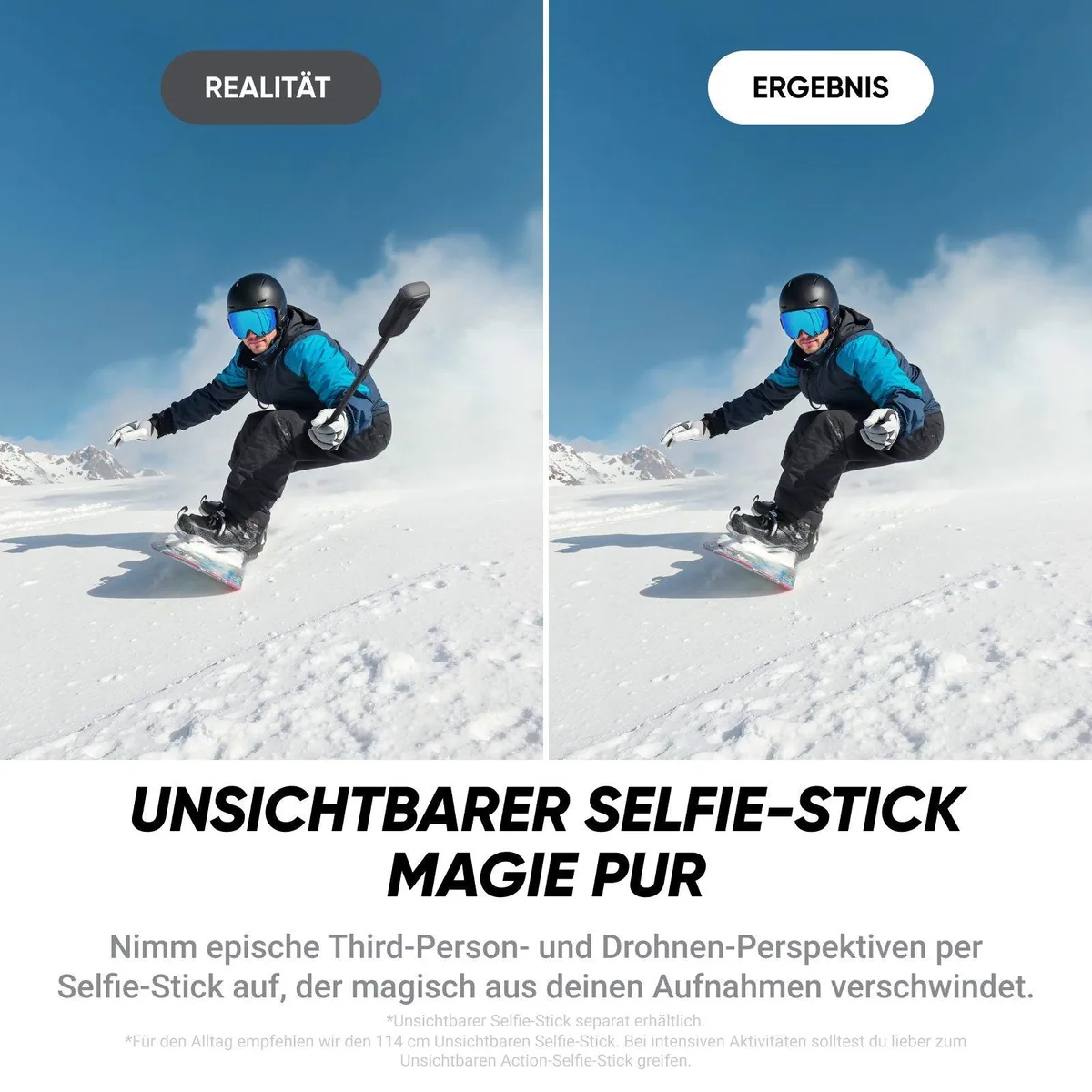 Insta360 X4 Air, 8K Auflösung, 360°-Perspektive, KI-gestützte App — max. 150 Zeichen 3