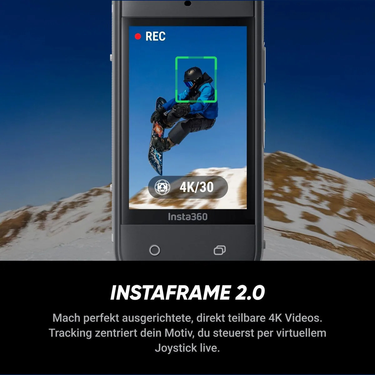Insta360 X5 Action Cam, 8K Auflösung, wasserdicht, KI-Stabilisierung 4