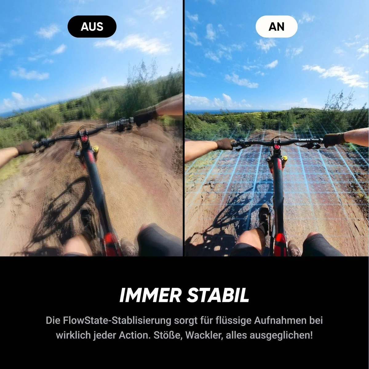 Insta360 X5 Action Cam, 8K Auflösung, wasserdicht, KI-Stabilisierung 5