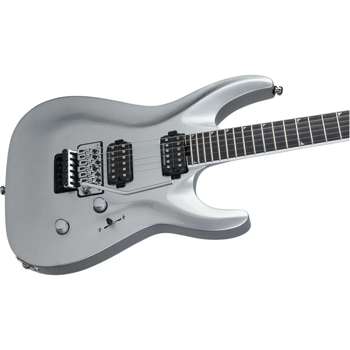 Jackson Pro Plus Soloist SLA2 EB Quicksilver, vielseitiges Humbucker-Setup, Floyd Rose Tremolo 4