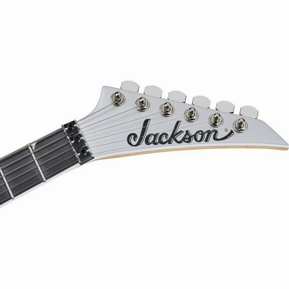 Jackson Pro Plus Soloist SLA2 EB Quicksilver, vielseitiges Humbucker-Setup, Floyd Rose Tremolo 5