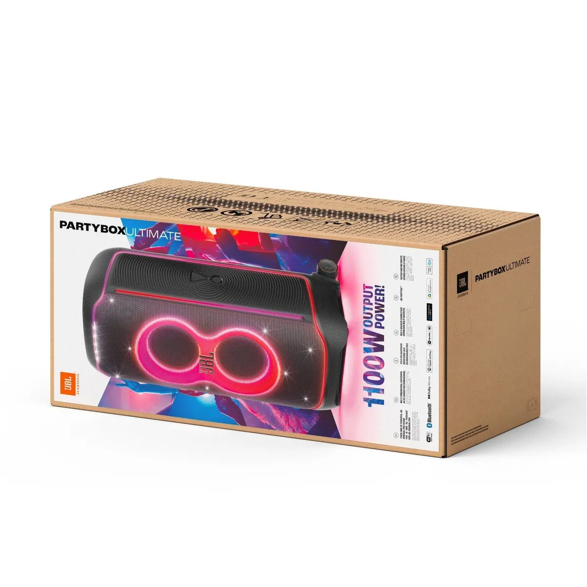 JBL PartyBox Ultimate, beeindruckender Sound, Lichtshow, Bluetooth-Anschluss — 1100 W 3