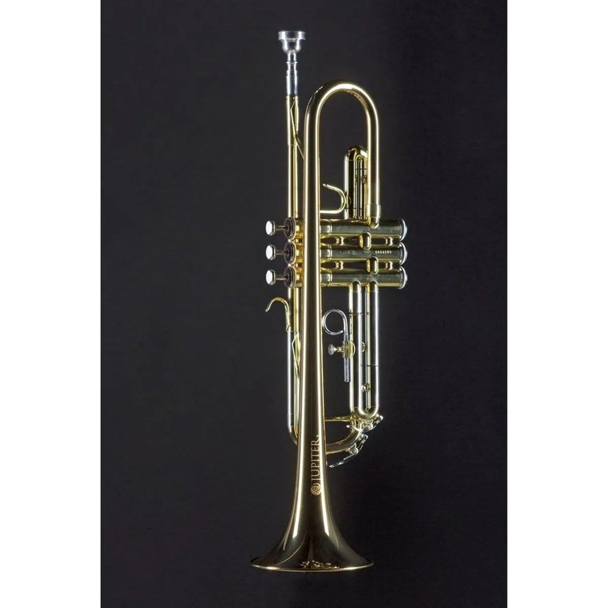 Jupiter JTR700 RQ Trompete, Goldmessing, verstellbarer Fingerring, Neusilber Außenzüge 2