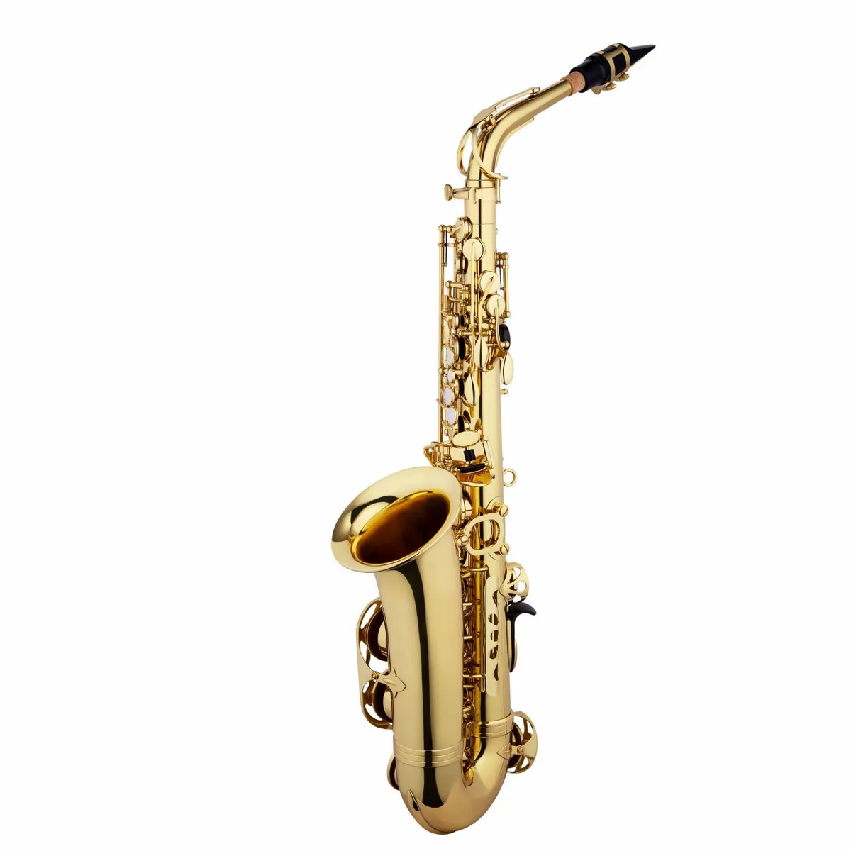 Jupiter JAS510Q Altsaxophon, präzise Ansprache, ergonomische Mechanik, warmen Klang 2