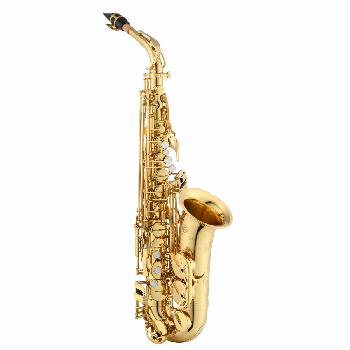 Jupiter JAS1150Q Altsaxophon, Eb-Stimmung, PISONI Polster, Sona-Pure S-Bogen