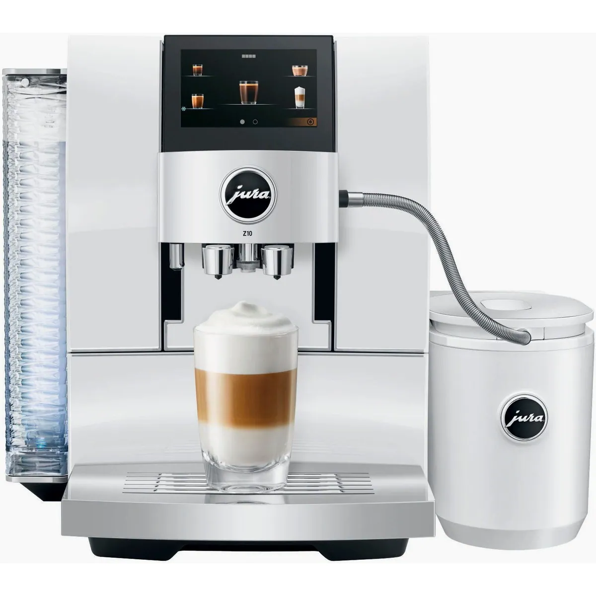 JURA Z10 Diamond White, 51 Spezialitäten, Touchscreen, Cold Extraction Process
