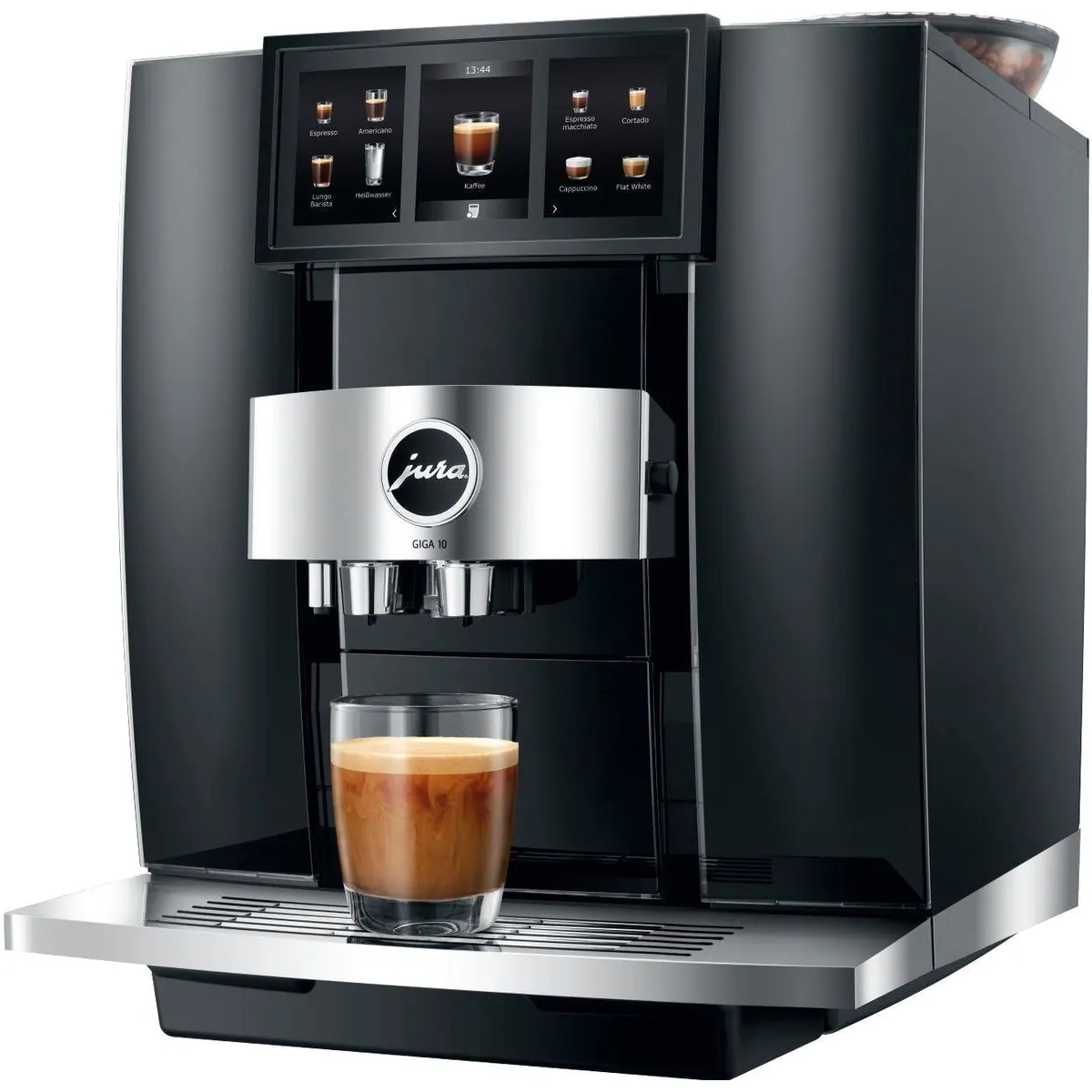 JURA GIGA 10 Kaffeevollautomat, 35 Spezialitäten, Cold Extraction Process, Panorama-Panel