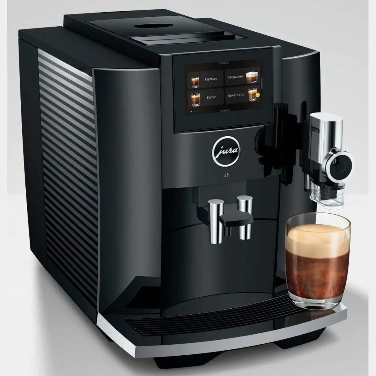 JURA S8 Kaffeevollautomat, elegantes Design, 27 Kaffeespezialitäten, Touchscreen 4