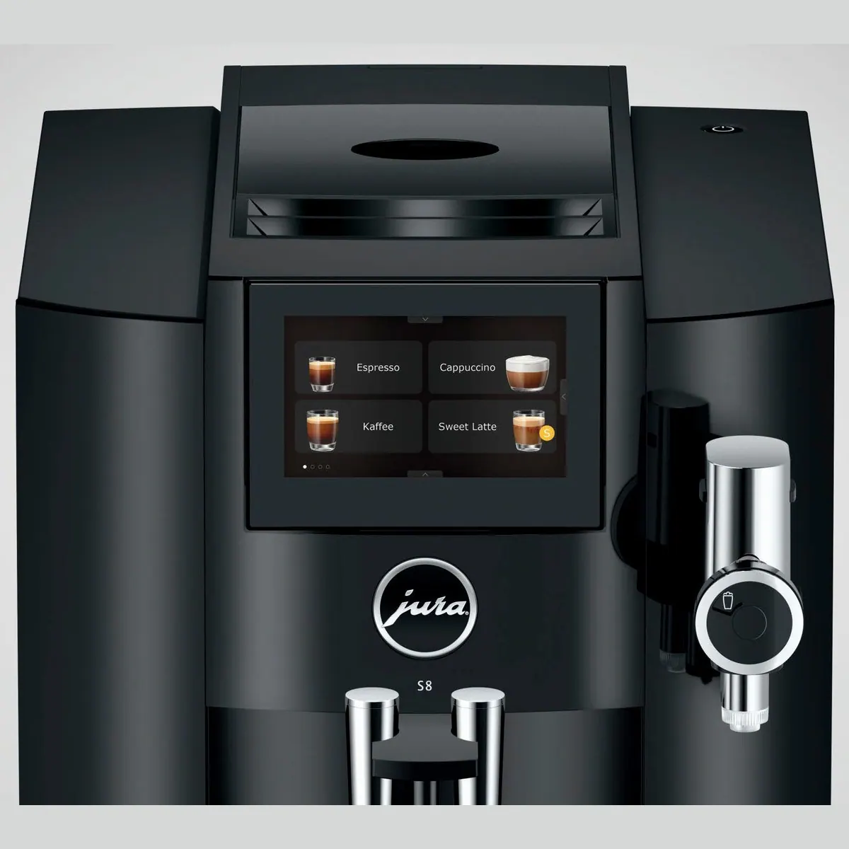 JURA S8 Kaffeevollautomat, elegantes Design, 27 Kaffeespezialitäten, Touchscreen 5
