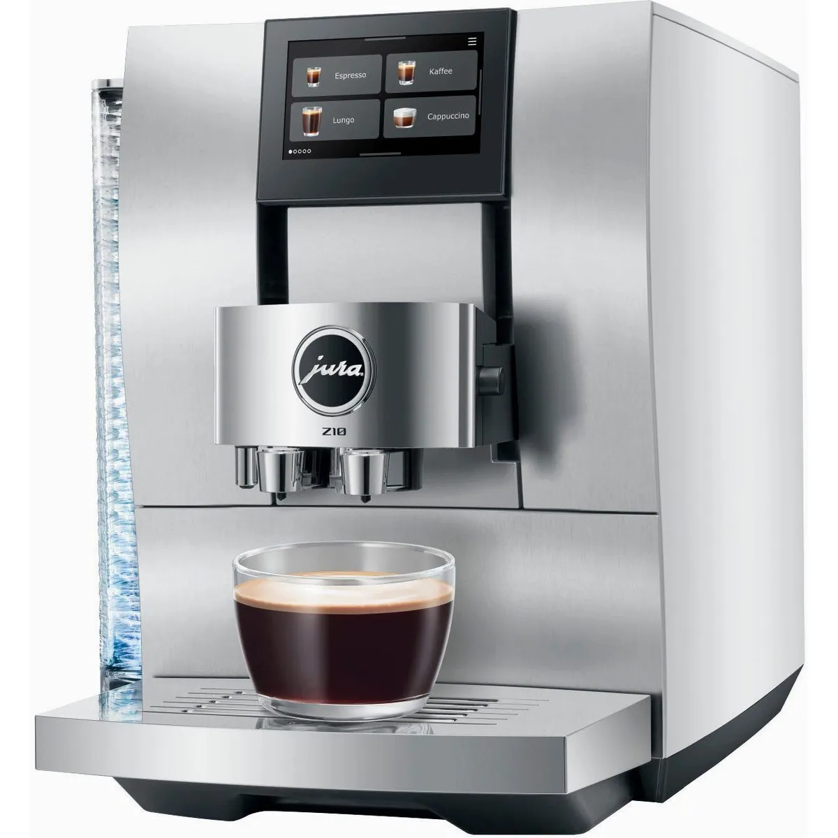 JURA Z10 Kaffeevollautomat, 51 Spezialitäten, Aluminium White, Touch-Control