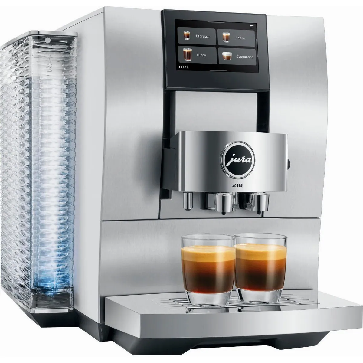 JURA Z10 Kaffeevollautomat, 51 Spezialitäten, Aluminium White, Touch-Control 3