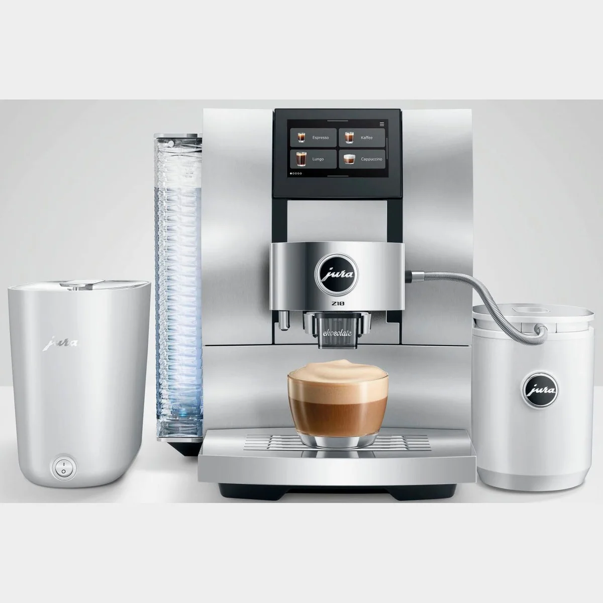 JURA Z10 Kaffeevollautomat, 51 Spezialitäten, Aluminium White, Touch-Control 5