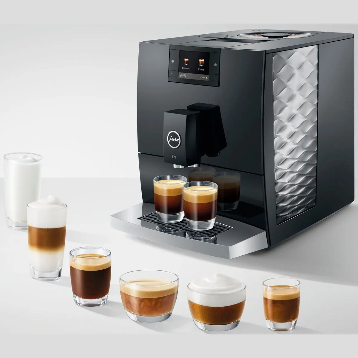 JURA C9 EA Kaffeevollautomat, 17 Spezialitäten, WiFi, Hot & Light Brew 5