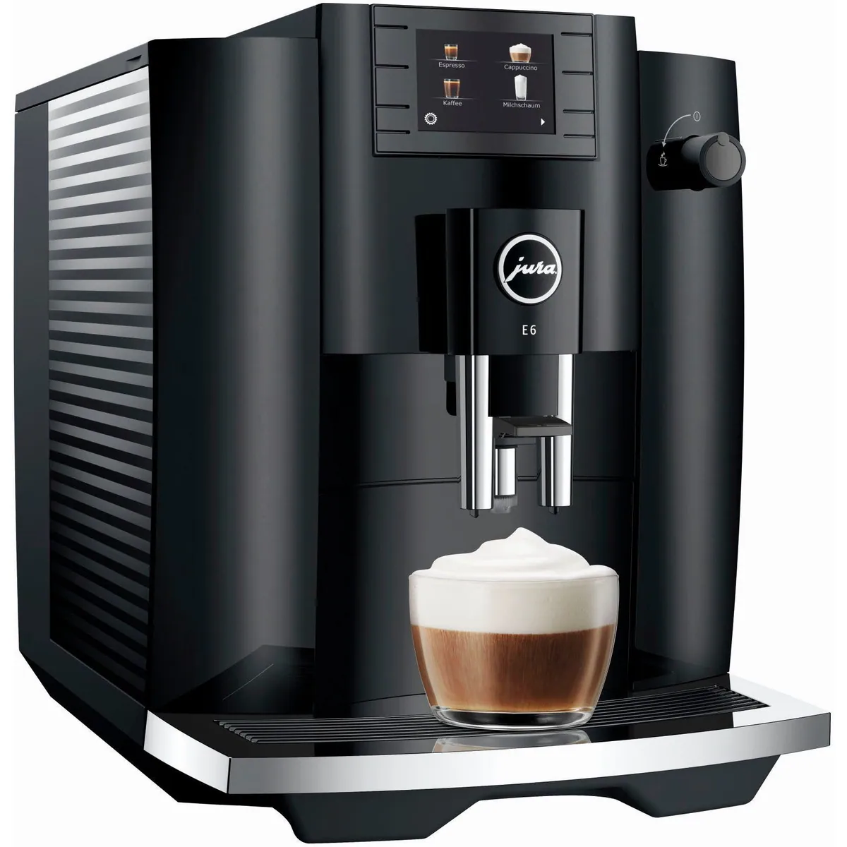 JURA E6 Full Black, Perfekte Kaffeezubereitung, Aroma Grinder, Farbdisplay 3