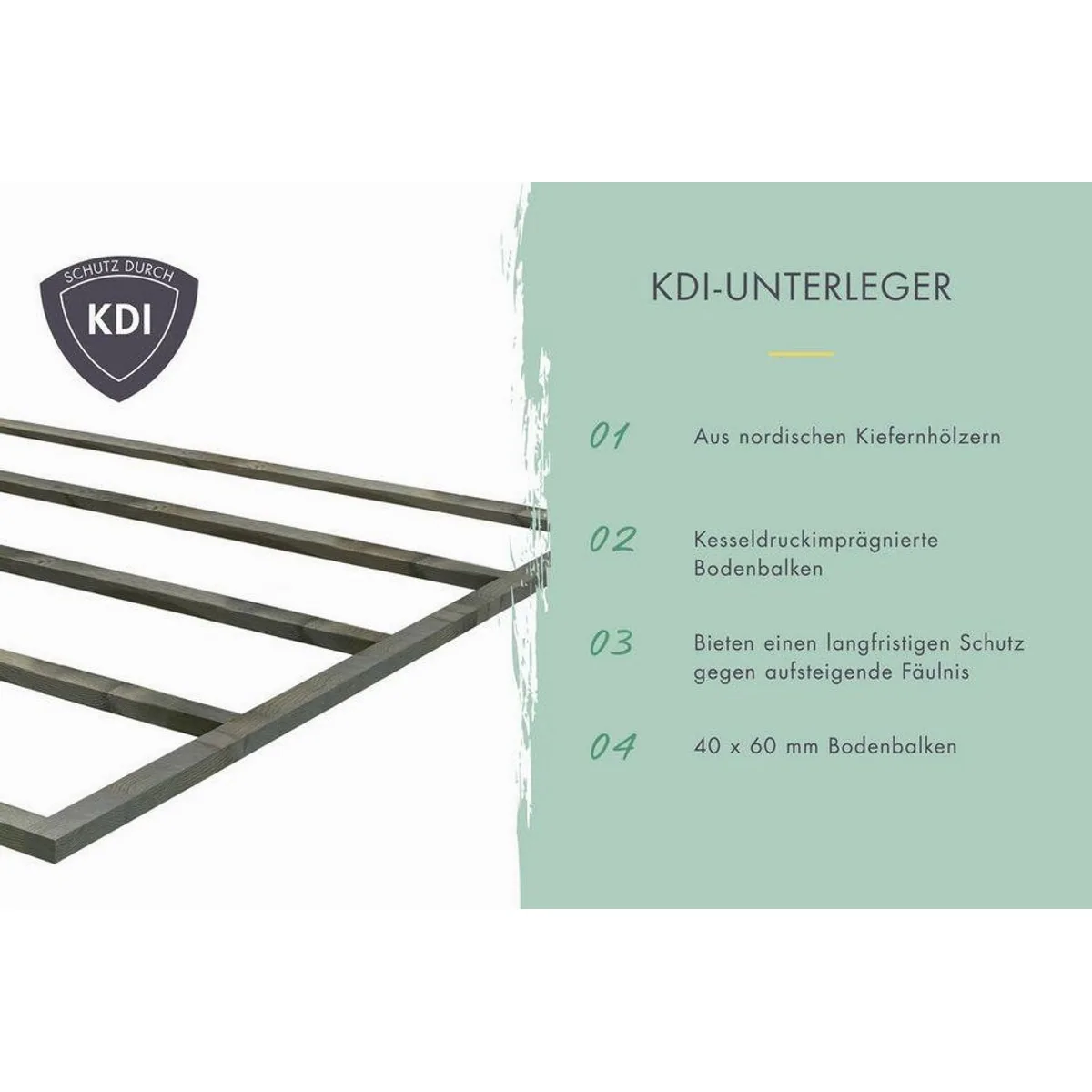 Karibu Gartenhaus Baggersee 1, 14 mm Wandstärke, Made in Germany 3