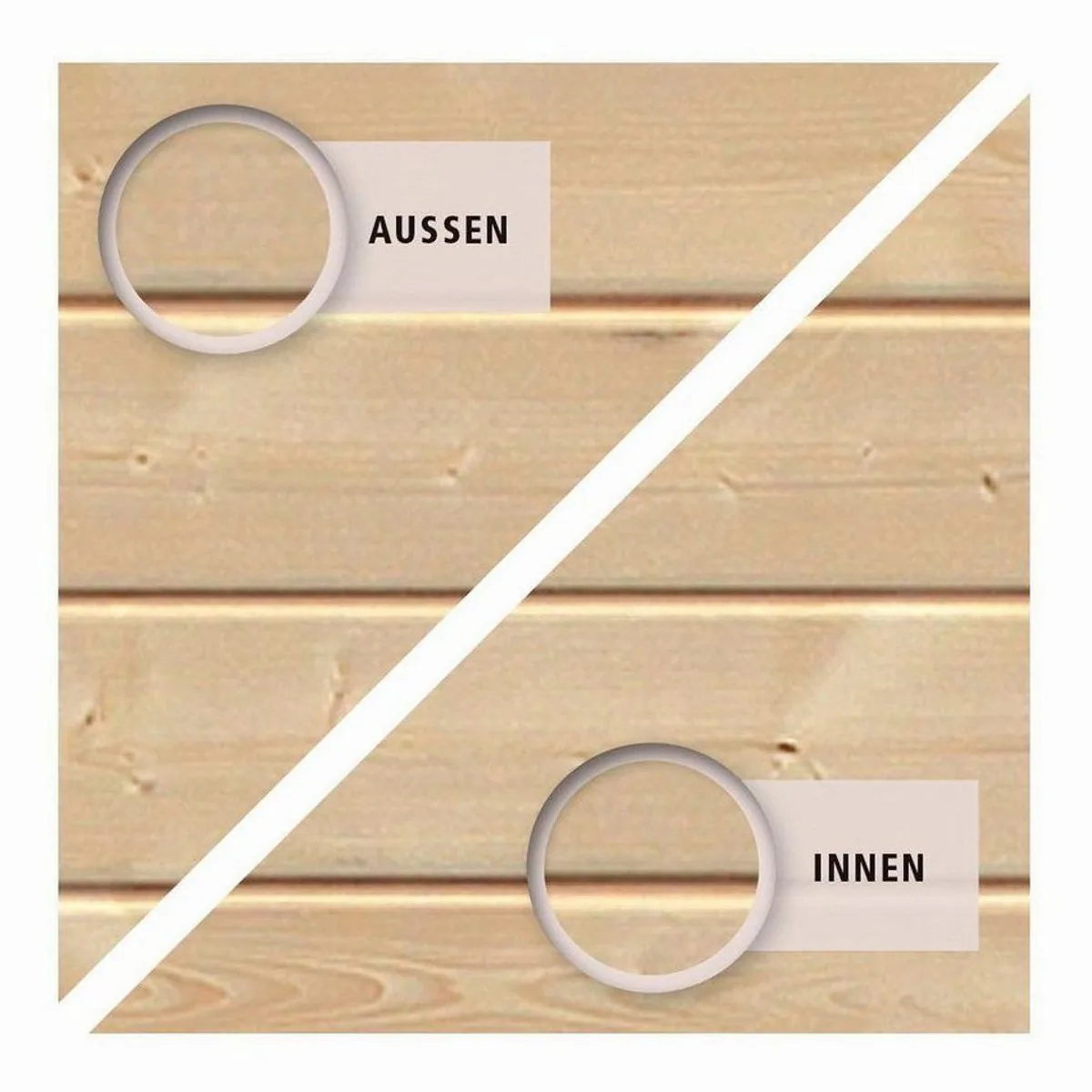 Karibu Gartenhaus Baggersee 3, 14 mm starke Wände, praktische Tür — 4,39 qm 5