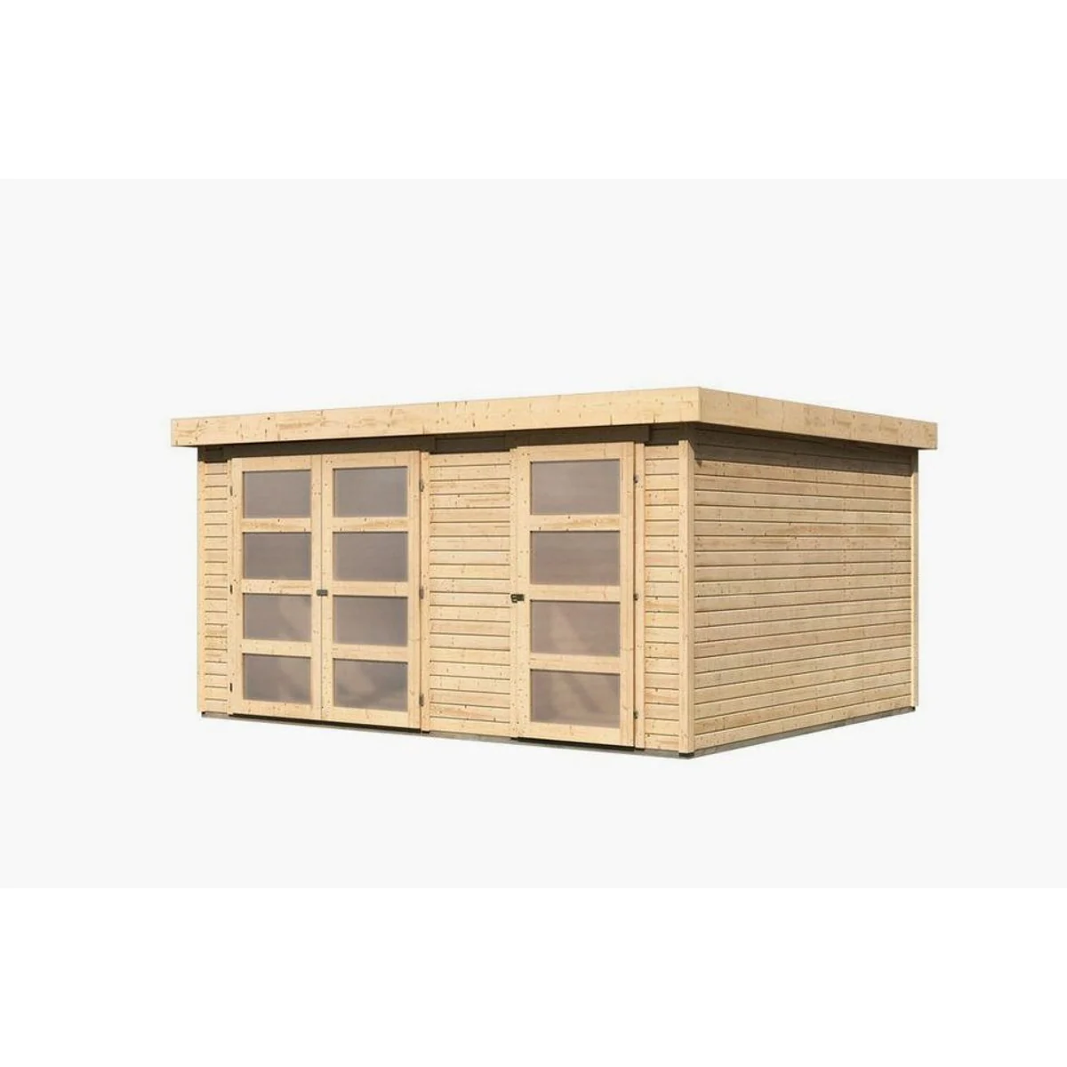 Karibu Gartenhaus Maluna 3, 19 mm Wandstärke, 13 m² Grundfläche 2