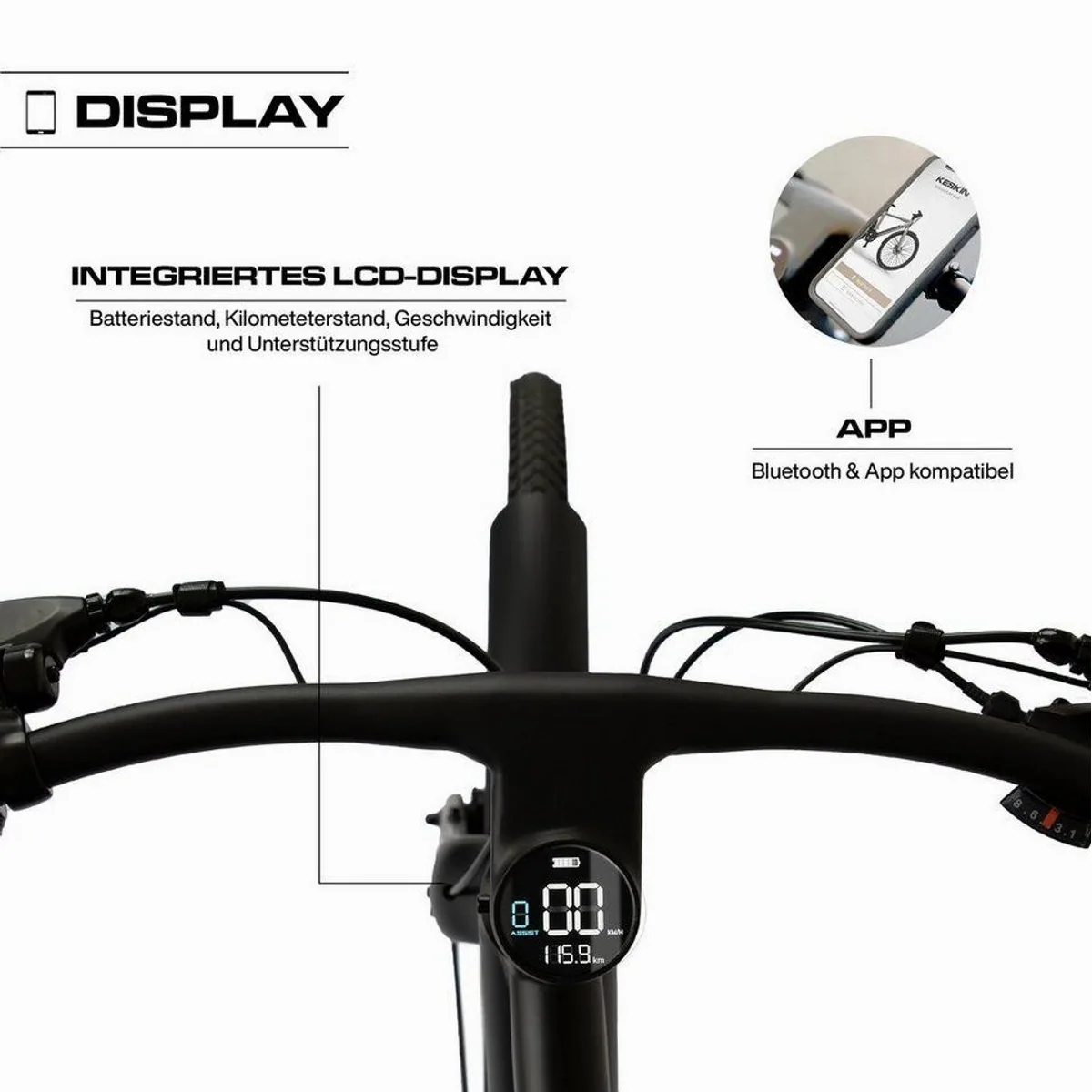 Keskin cBike1 E-Bike, 432 Wh Akku, 8-Gang Shimano, Drehmomentsensor 2