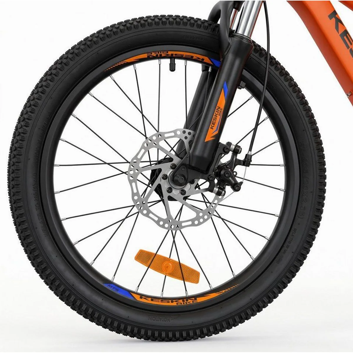 Keskin eBike MTB1 Kinderfahrrad, 20 Zoll – leichter Aluminium-Rahmen, 21-Gang-Schaltung, mechanische Scheibenbremsen 5
