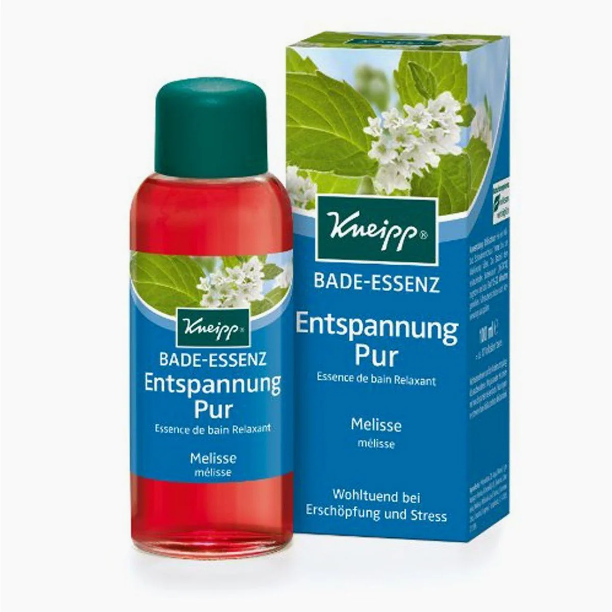 Kneipp Bade Purer Melisse, entspannender Badezusatz, erfrischender Duft, natürliche Inhaltsstoffe
