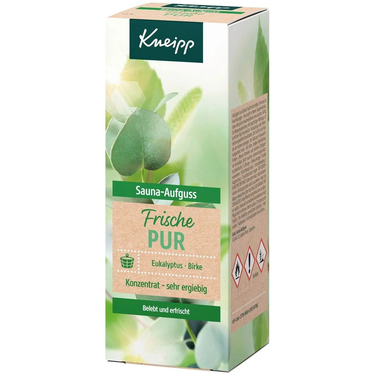 Kneipp Sauna Aufguss Eukalyptus Birke, anregende Wirkung, hautreinigend, erfrischender Duft 2