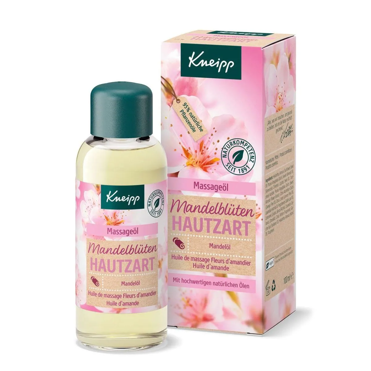 Kneipp Mandelblüte Körperöl, nährende Pflege, sanfte Massage