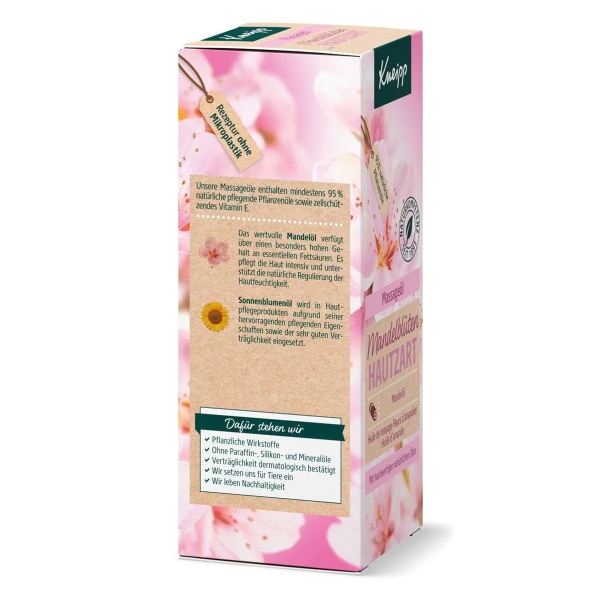 Kneipp Mandelblüte Körperöl, nährende Pflege, sanfte Massage 4