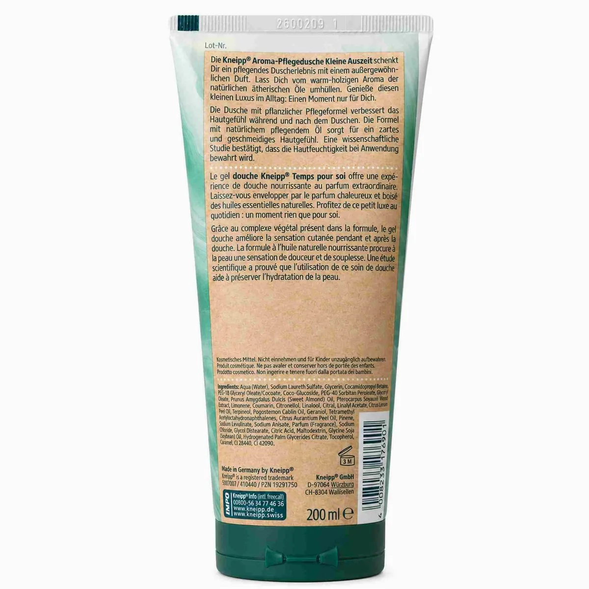 Kneipp Aroma-Pflegedusche Kleine Auszeit, entspannende Aroma-Öle, hautpflegende Formulierung 2