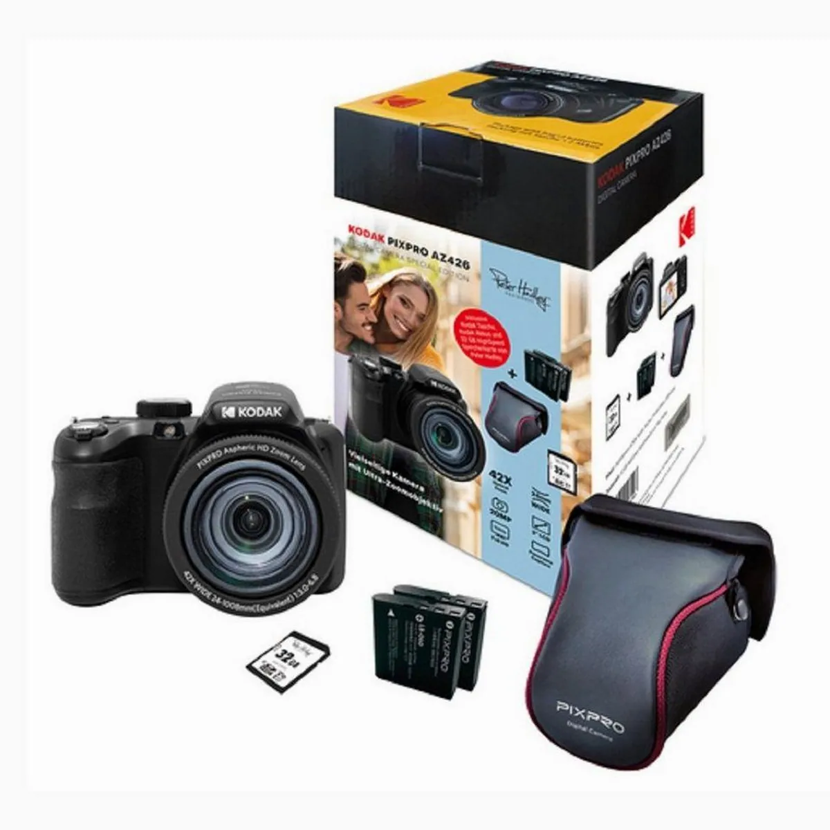 Kodak PixPro AZ426 Digitalkamera, 42-facher Zoom, 20 Megapixel, Full HD-Video 2