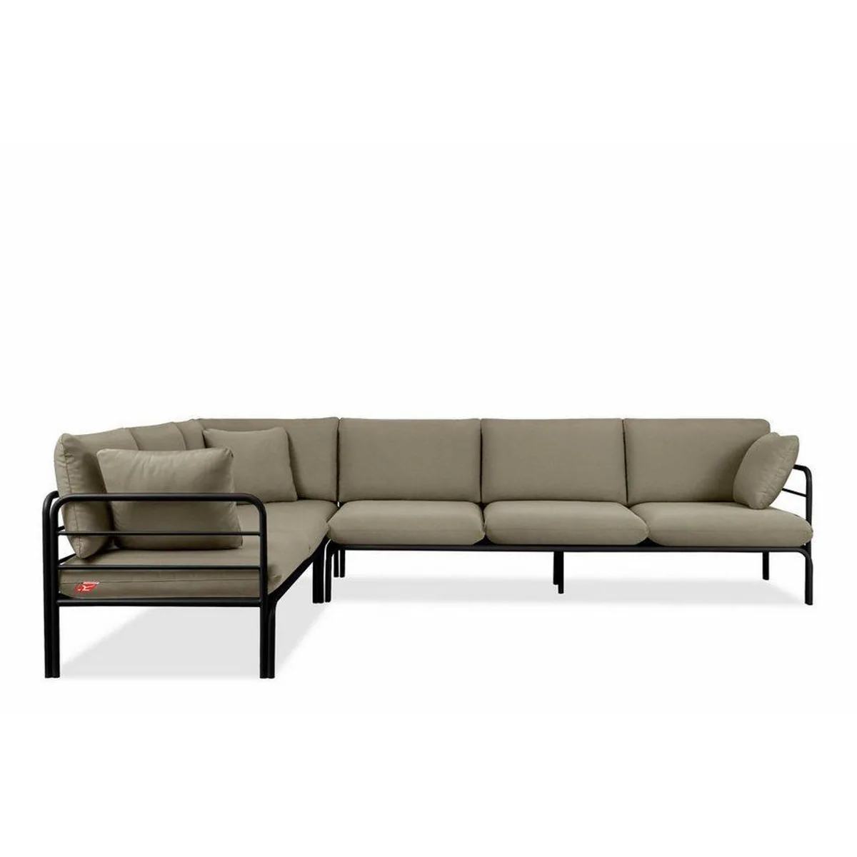 KONSIMO Loungesofa RAMBE Ecksofa, stilvolles Design, langlebige Materialien, witterungsbeständig 2