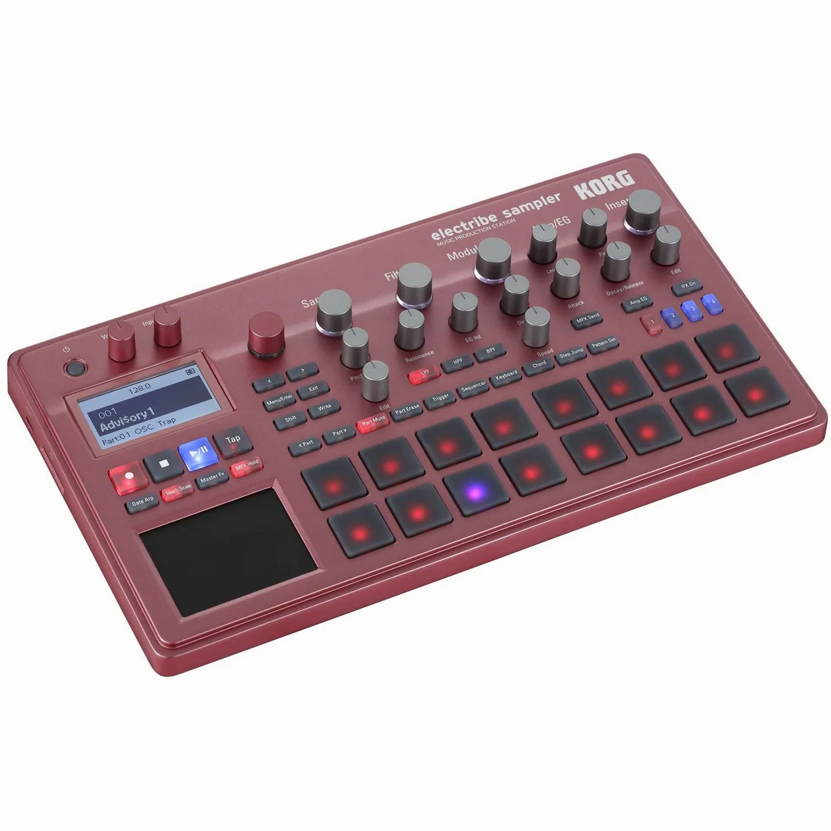 Korg Electribe Sampler Red, moderne Beat Machine, intuitives Beat Making, verbesserter Step-Sequenzer 2
