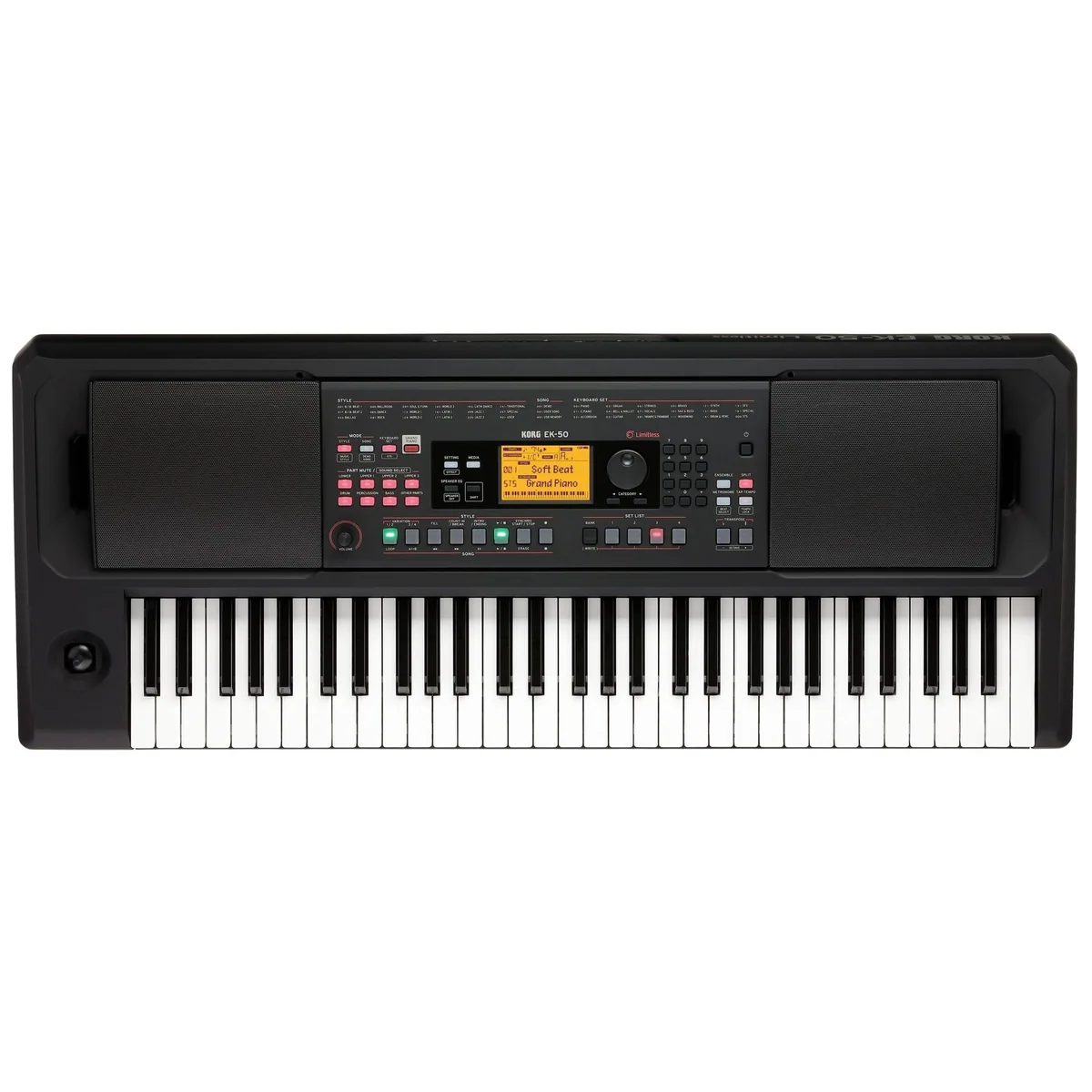 Korg EK-50 L Keyboard, 790 Klangfarben, 290 Begleit-Styles — Digitaler Musikgenuss