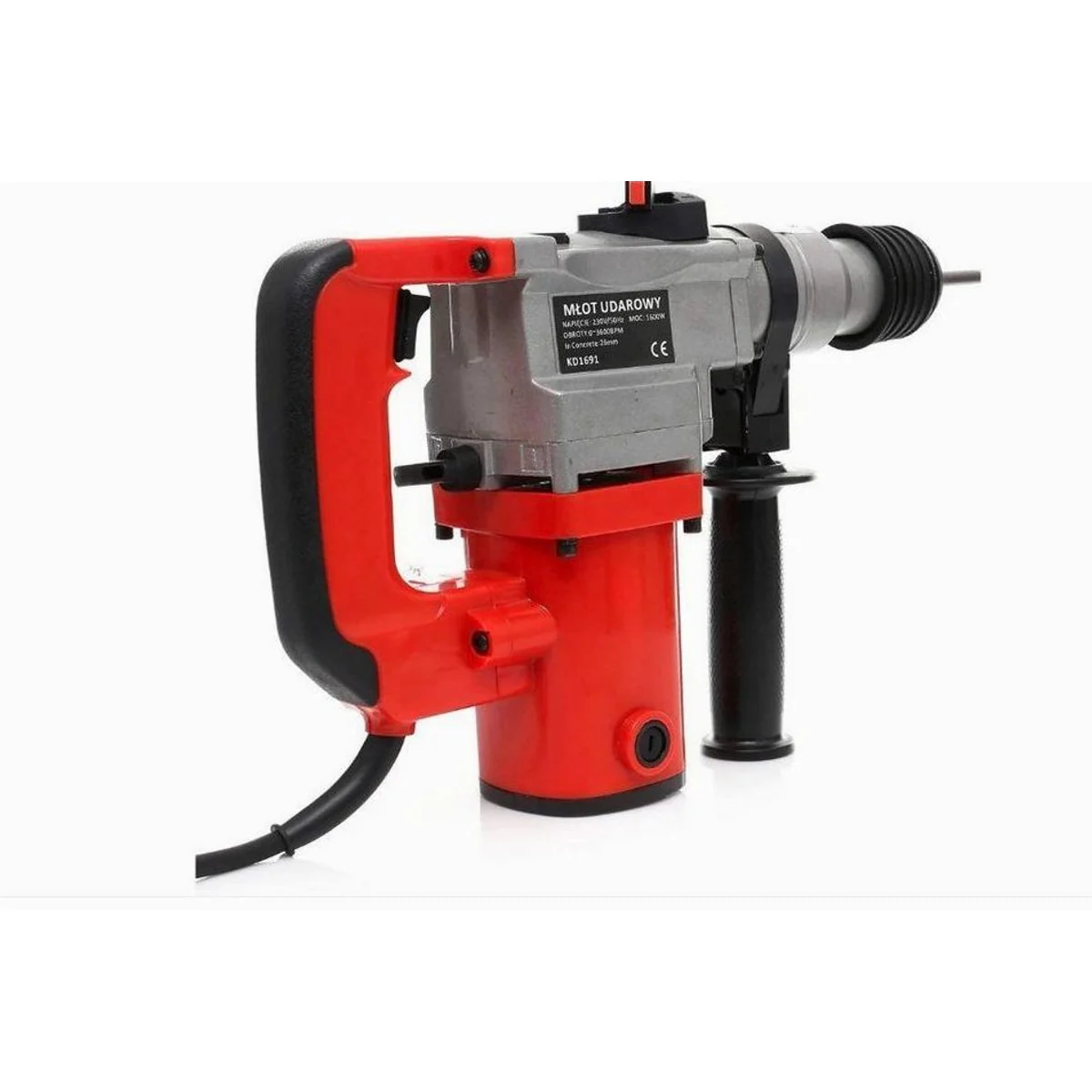 Kraft&Dele KD1691 Bohrhammer, 1600 W Leistung, 2150/min Schlaganzahl, umfassendes Zubehör 3