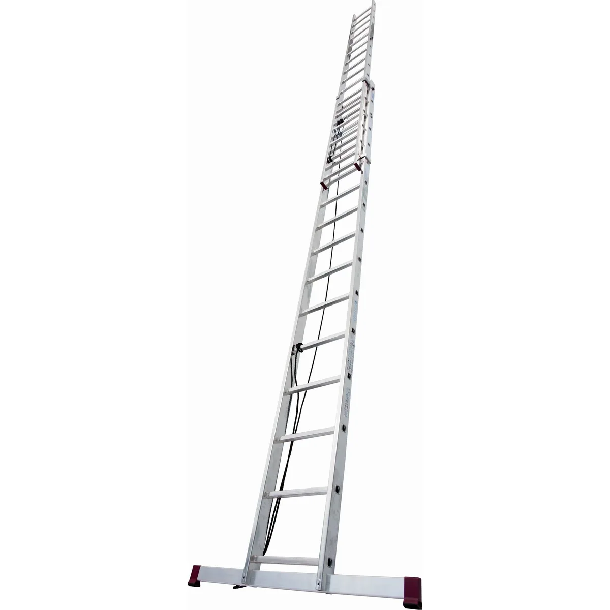 KRAUSE Corda Seilzugleiter, 2x16 Sprossen, hohe Stabilität und Flexibilität 2