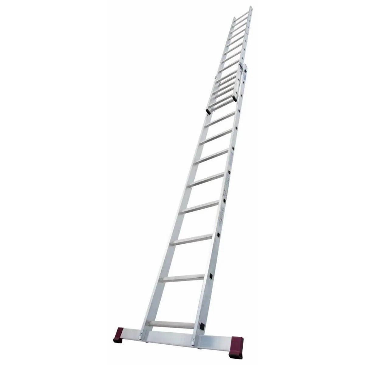 KRAUSE Schiebeleiter Corda, 2x11 Sprossen, hohe Stabilität und Flexibilität 2