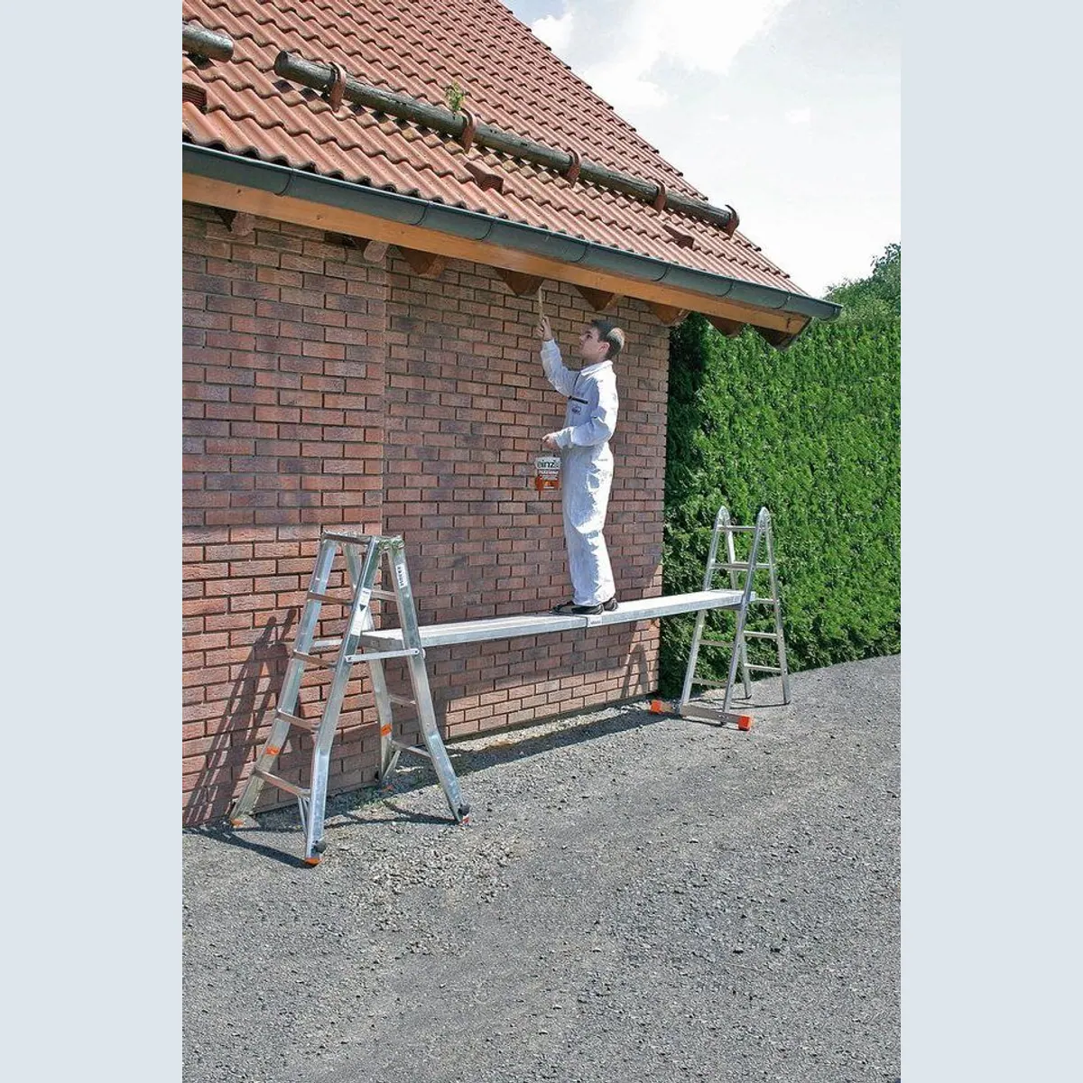 KRAUSE Teleskop-Bohle Teleboard, variabel bis 350 cm, belastbar bis 200 kg 4