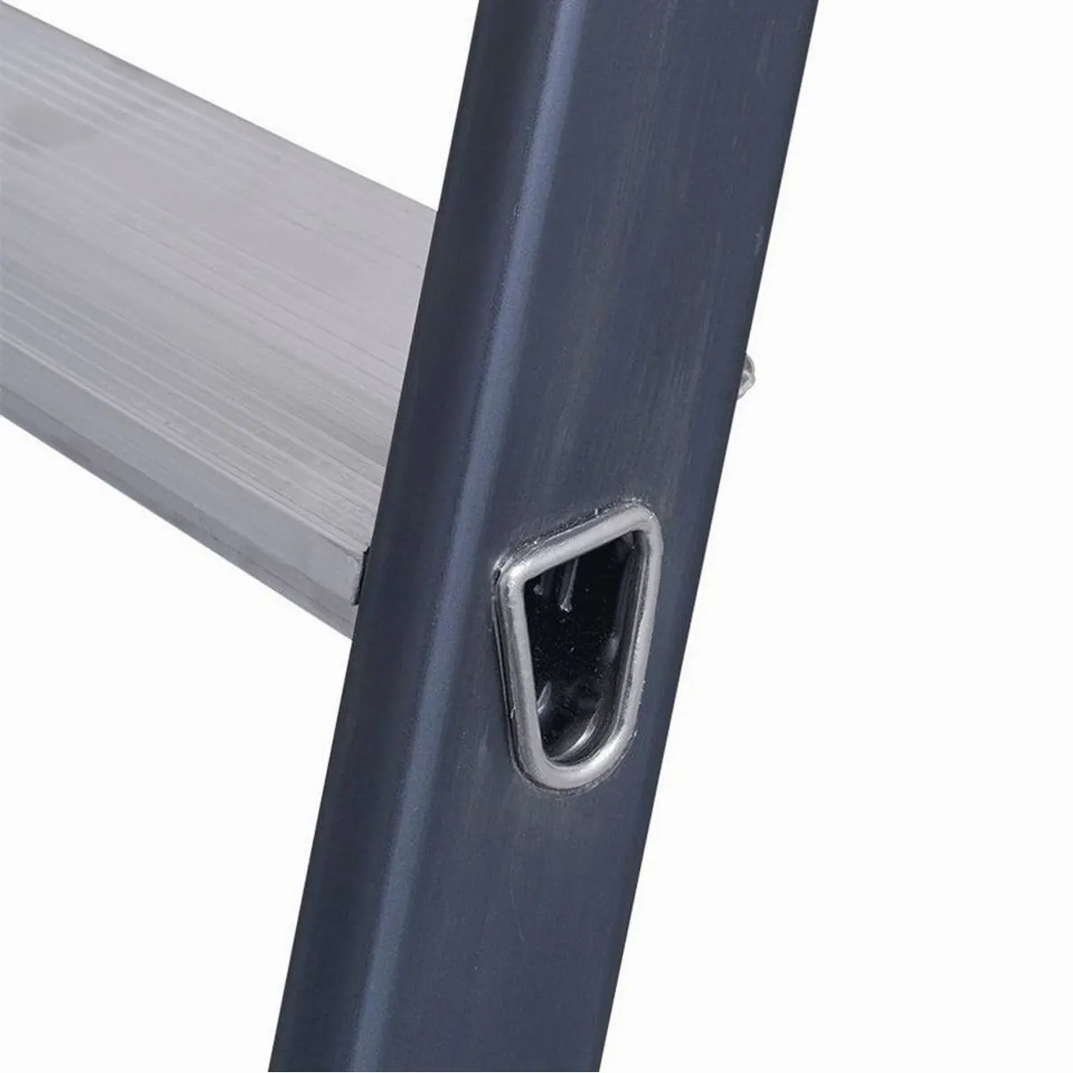 KRAUSE Doppelleiter SePro D, eloxiertes Aluminium, 2x3 Stufen, Arbeitshöhe 220 cm 5