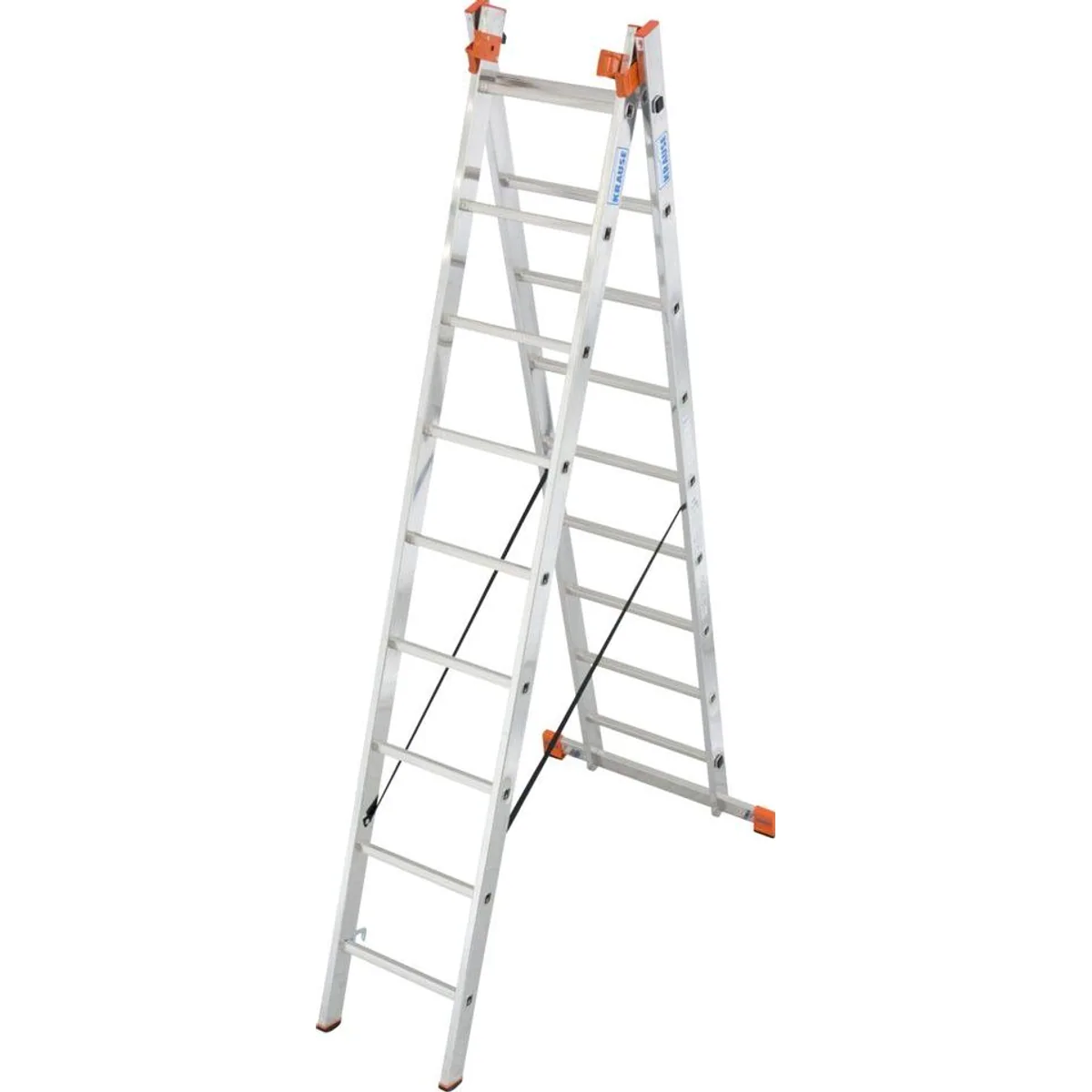 KRAUSE Tribilo Vielzweckleiter, 3x9 Sprossen, hohe Belastbarkeit 2