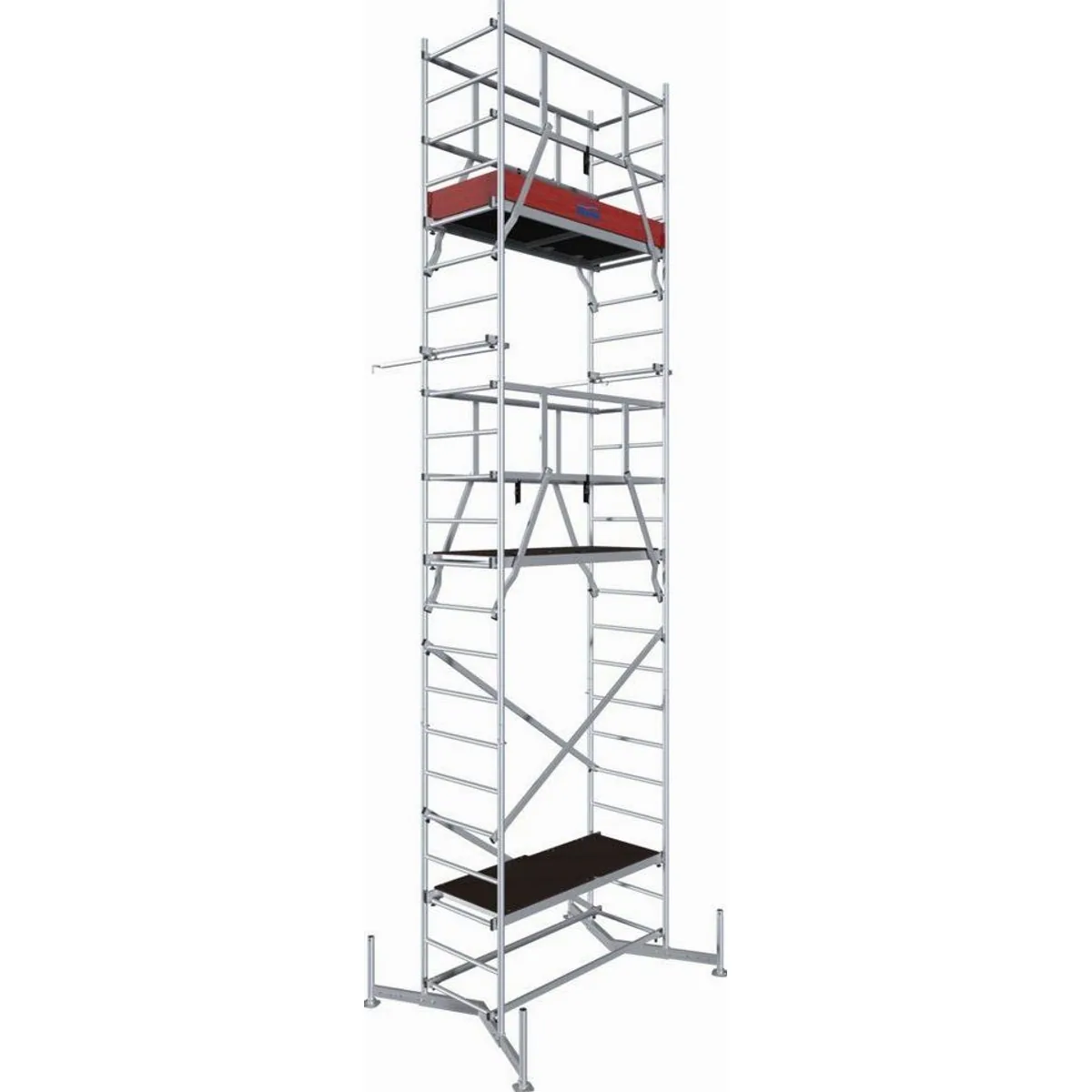 KRAUSE ClimTec Arbeitsgerüst, hohe Stabilität, vielseitige Einsatzmöglichkeiten, Arbeitshöhe: 7 Meter 2