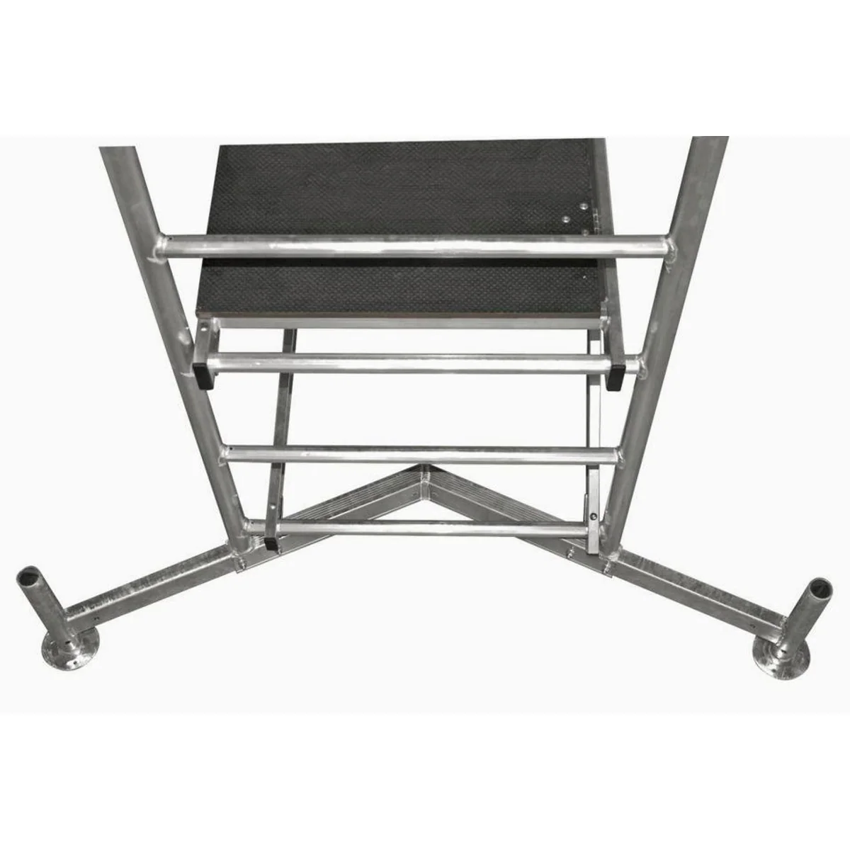 KRAUSE ClimTec Arbeitsgerüst, Komplettset mit Aufstockung und Fahrrollensatz 125 mm — sicher, stabil, vielseitig 5
