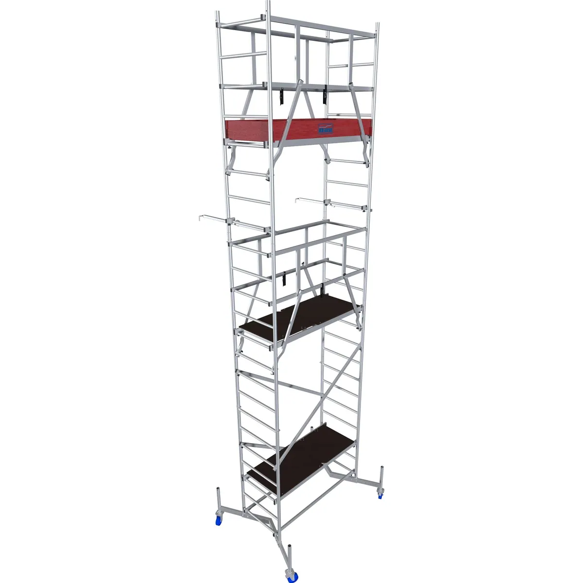 KRAUSE ClimTec Arbeitsgerüst, hohe Stabilität, durchdachtes GuardMatic-System, platzsparend faltbar
