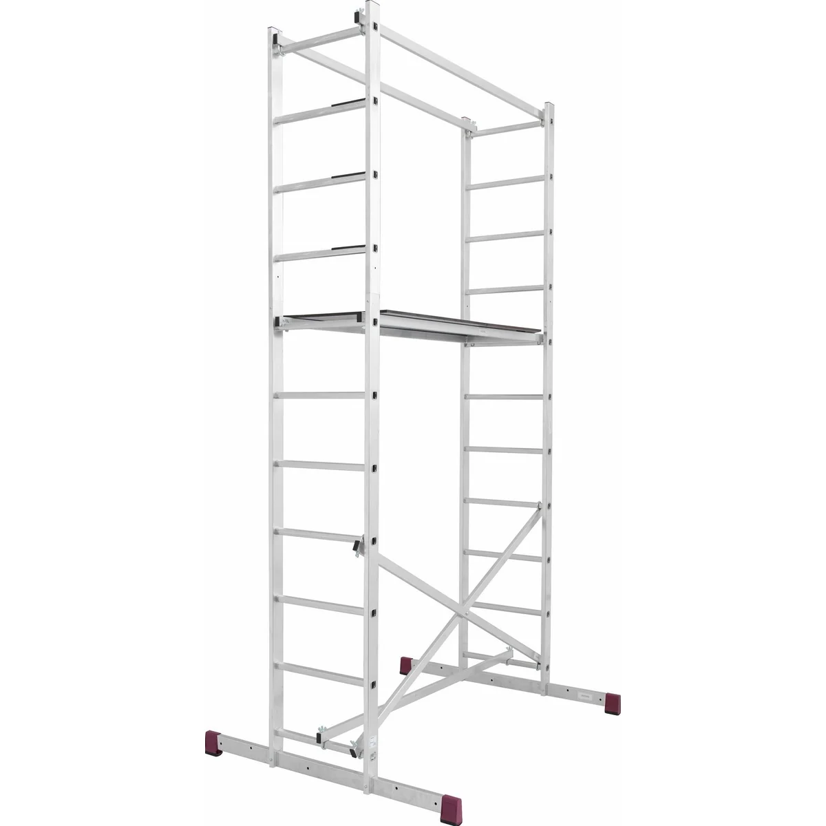 KRAUSE CORDA Arbeitsgerüst, rutschsichere Belagbühne 1,50 x 0,56 m, belastbar bis 150 kg/m² 2