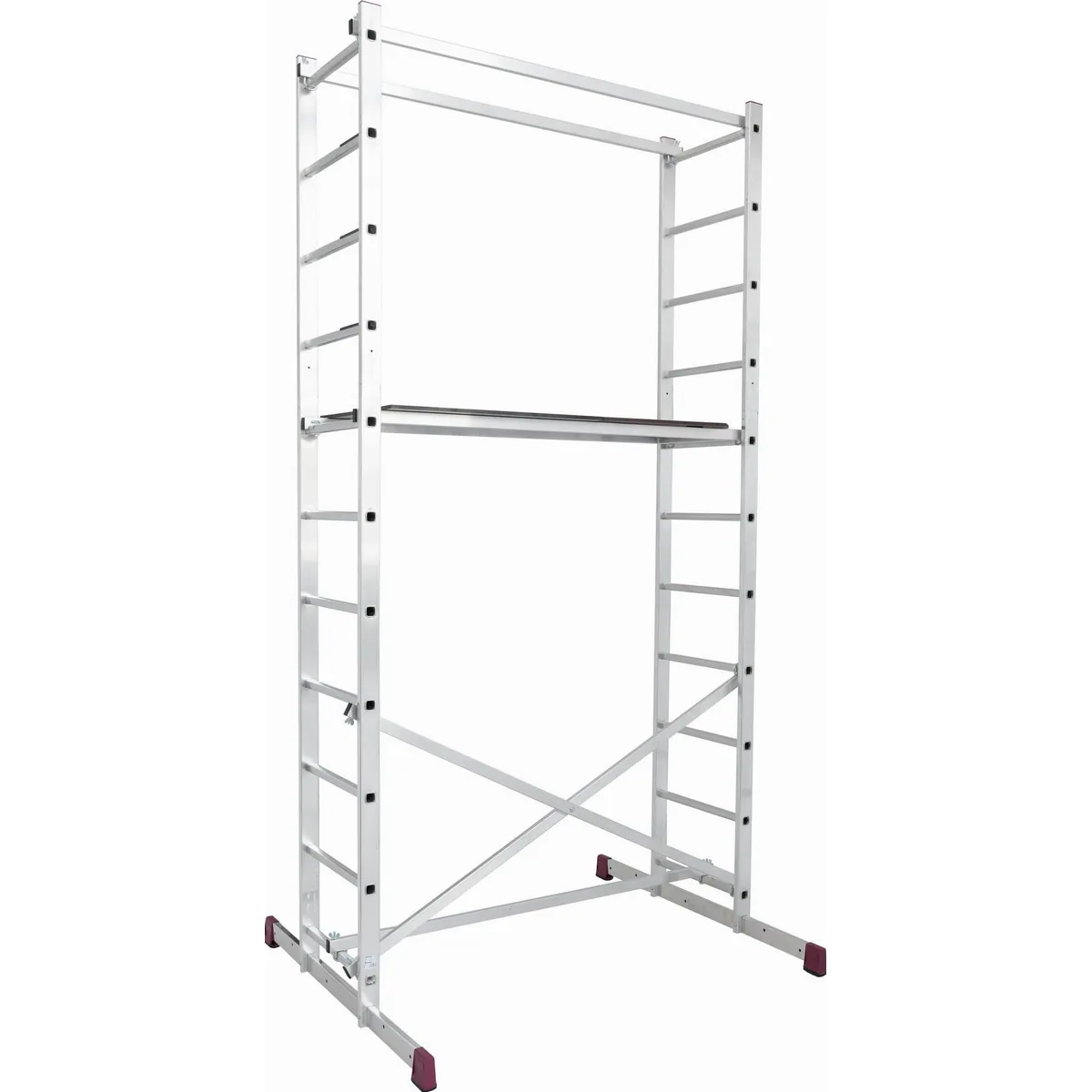 KRAUSE CORDA Arbeitsgerüst, rutschsichere Belagbühne 1,50 x 0,56 m, belastbar bis 150 kg/m² 3