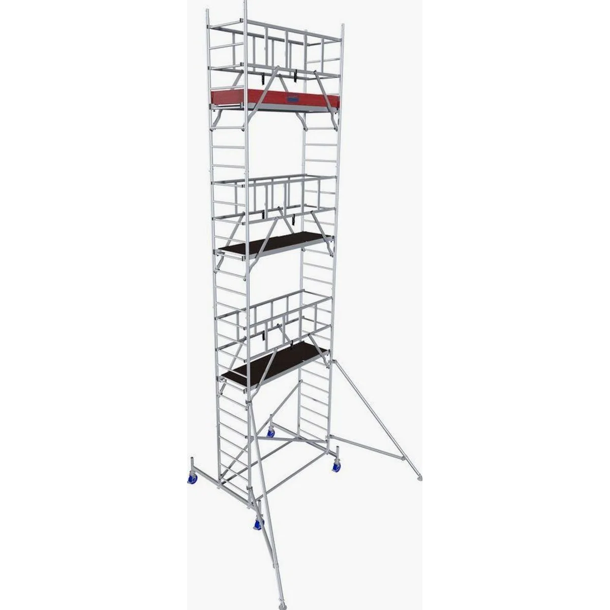 KRAUSE ProTec Fahrgerüst, Arbeitshöhe 8,3 Meter, maximale Belastbarkeit 200 kg/m²