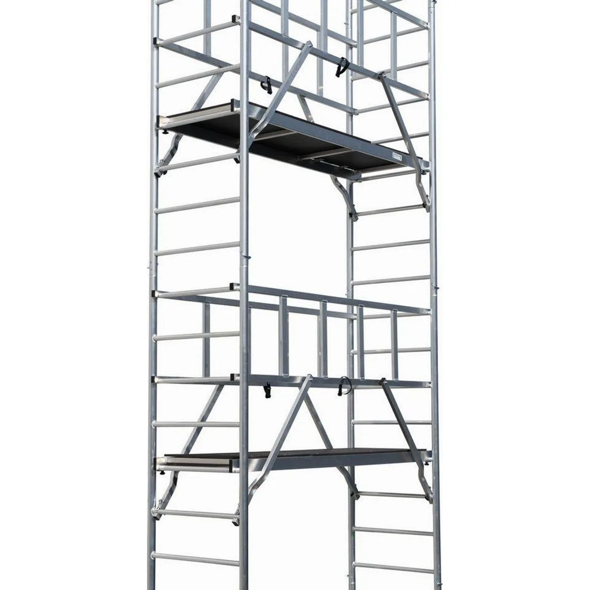 KRAUSE ProTec XS Alu-Faltgerüst, Belastbarkeit 200 kg/m², Arbeitshöhe bis 11,80 m 2