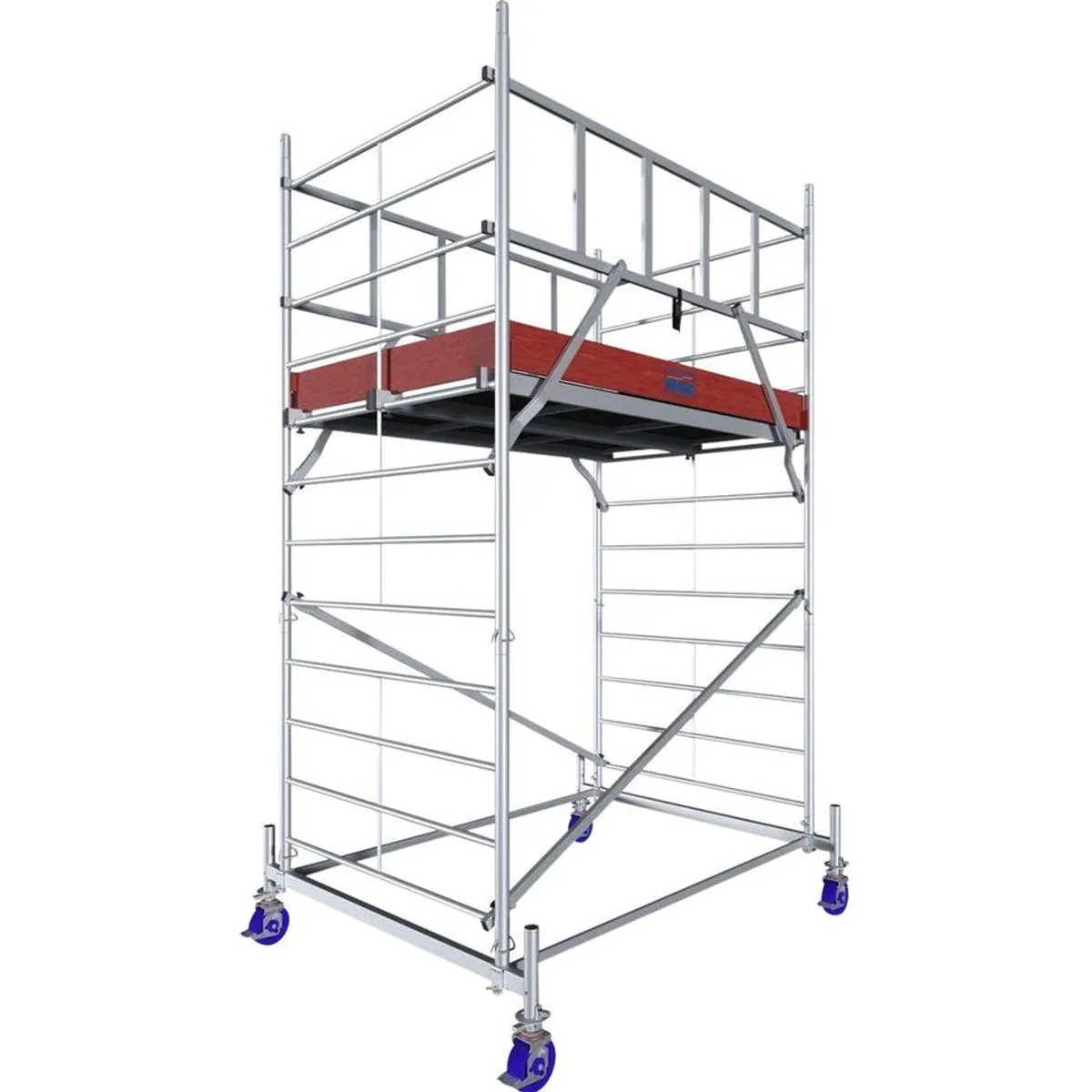 KRAUSE ProTec XXL Fahrgerüst, maximale Arbeitshöhe 12,30 m, belastbar bis 200 kg/m² 2