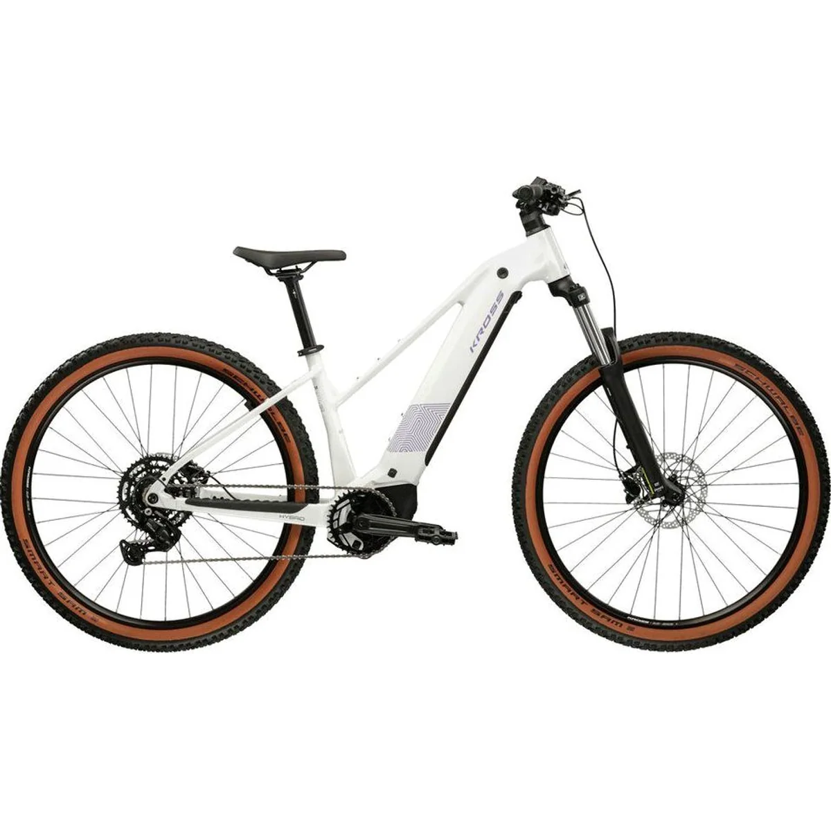 Kross Influx Hybrid 2.0 E-Bike, leistungsstarker Bosch Antrieb, hohe Reichweite, komfortable Federgabel